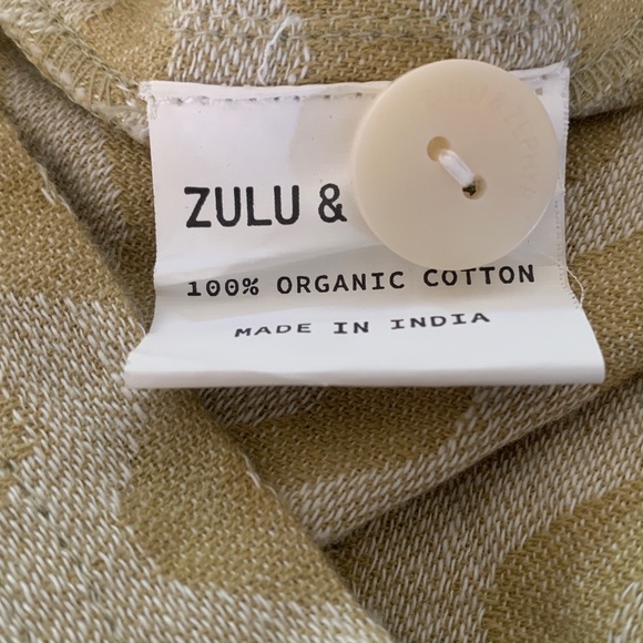 Zulu &‎ Zephyr Chartreuse Wave Wide-Leg Pants - Picture 10 of 10